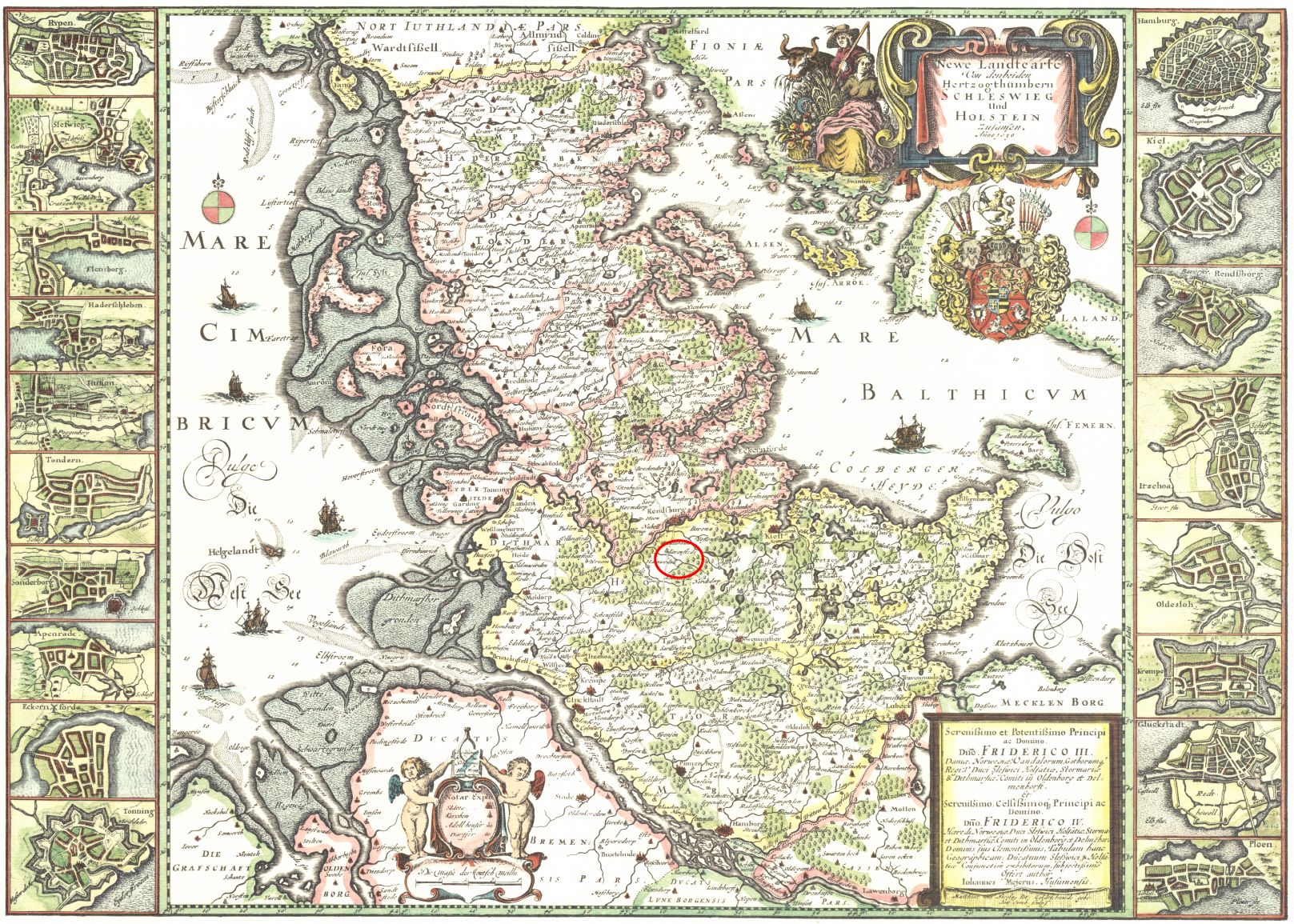 Abb. Der Ochsenweg nördlich der Gem. Lürschau, Kr. SL-FL