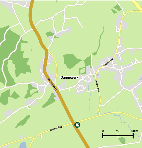 Abb. Der Ochsenweg nördlich der Gem. Lürschau, Kr. SL-FL